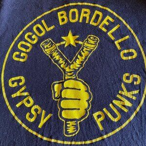 Gogol Bordello Gypsy Punk T-shirt, Slingshot, American Apparel Size M